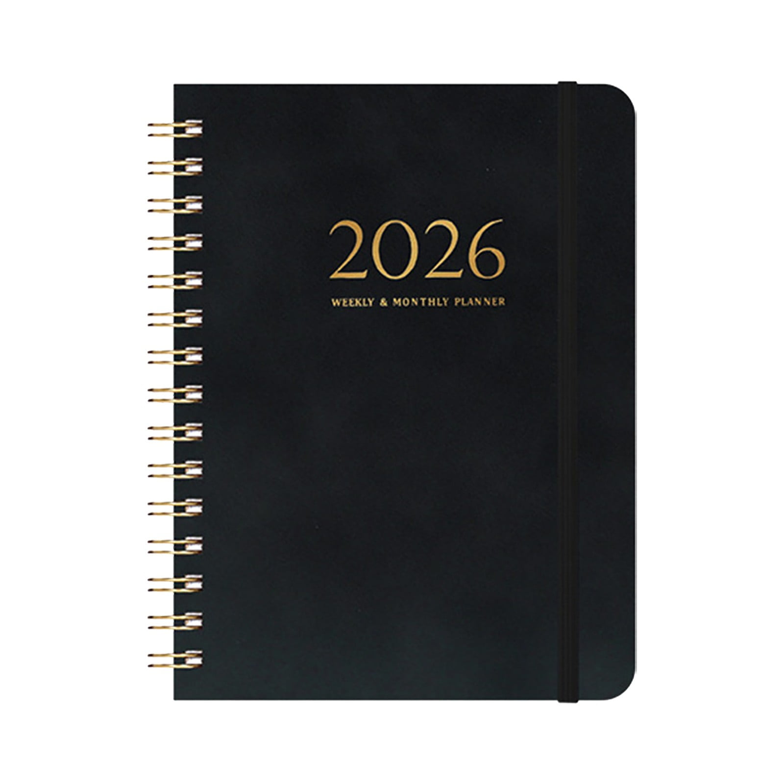 PPKVUFD Daily Planner 2026, Weekly and Monthly Planner, 6.1" x 8.5", for Women, Men, Hardcover