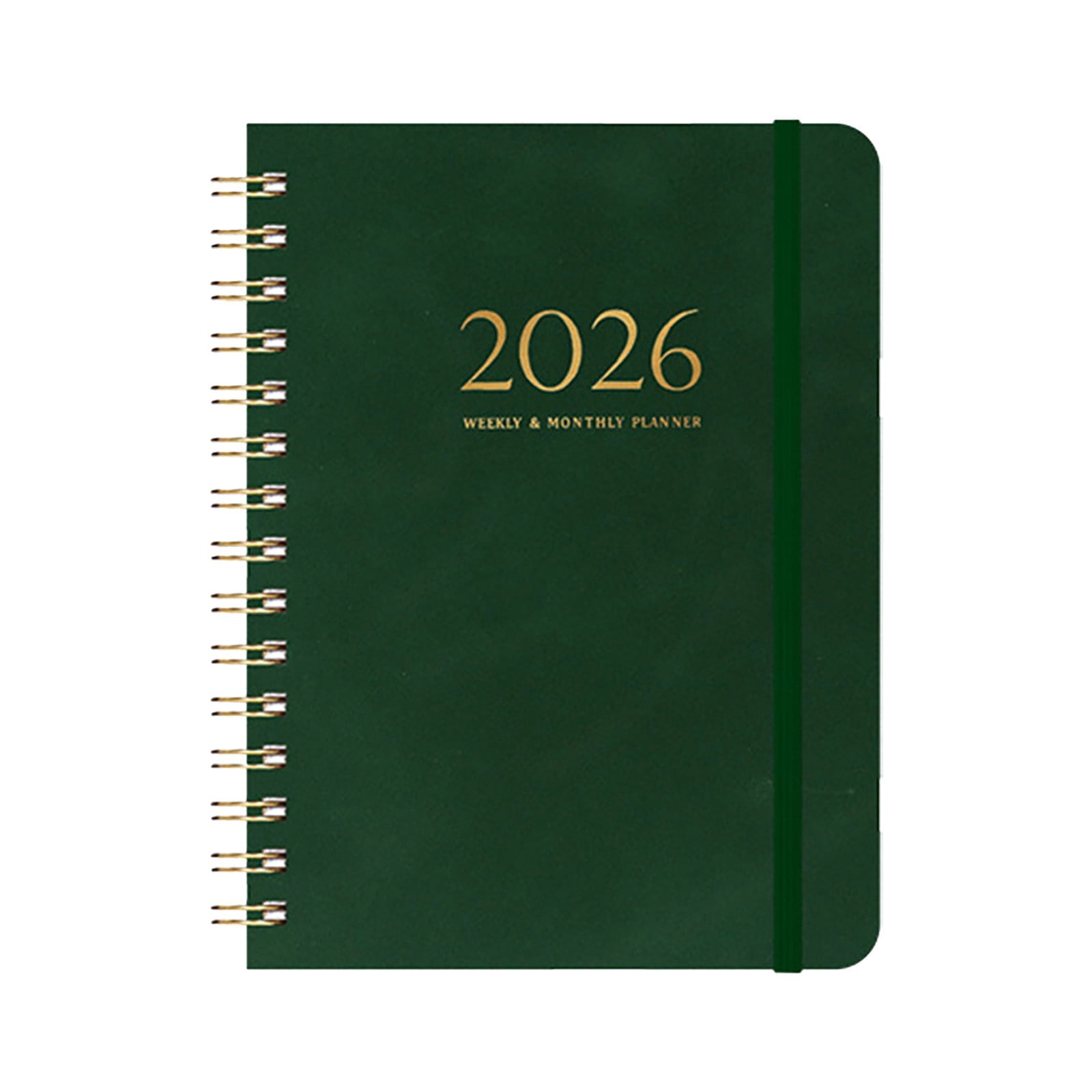 PPKVUFD Daily Planner 2026, Weekly and Monthly Planner, 6.1" x 8.5", for Women, Men, Hardcover