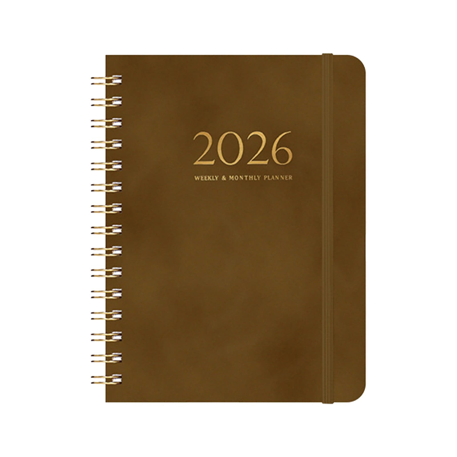 PPKVUFD Daily Planner 2026, Weekly and Monthly Planner, 6.1" x 8.5", for Women, Men, Hardcover