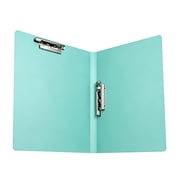 PPKVUFD Double Strong Clips File Folder Report Cover, Punchless Binder with 2 Clamp, Office Project Folder, Commercial or S-chool Documents File Folder, for Letter Size or A4 Size