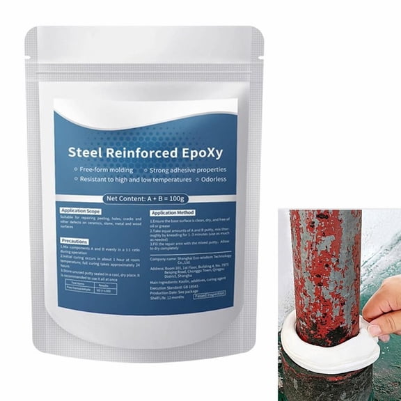 PPKVUFD Epoxy Putty Fast Repair Epoxy Clay, High Strength 2 Part 3.38oz/100g | Filler Putty for Sculpting, Modeling, Crafting, All Purpose Pool Clay for Bonding Plastic Metal Ceramic Wood Tile Glass