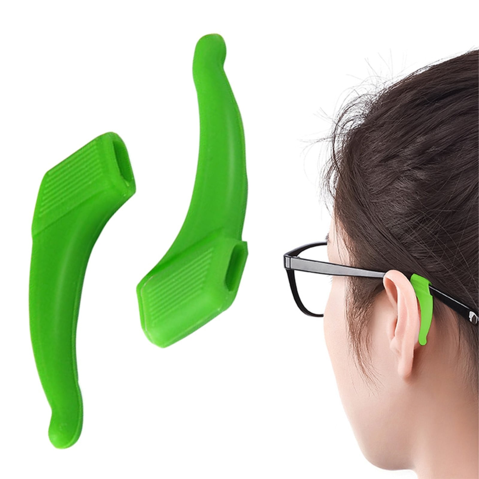 Anti Slip Glasses Ear Hooks Rubber Glasses Grips Pair Eye Glasses - Main Image