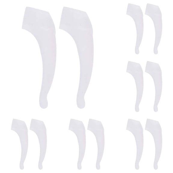 PPKVUFD Eyeglass Ear Grips, 10Pcs(5Pairs) Anti-slip Holder, Silicone Ear Hook, Glasses Ear Grip Sleeve Retainer for Sports, Sunglasses, Reading Glasses