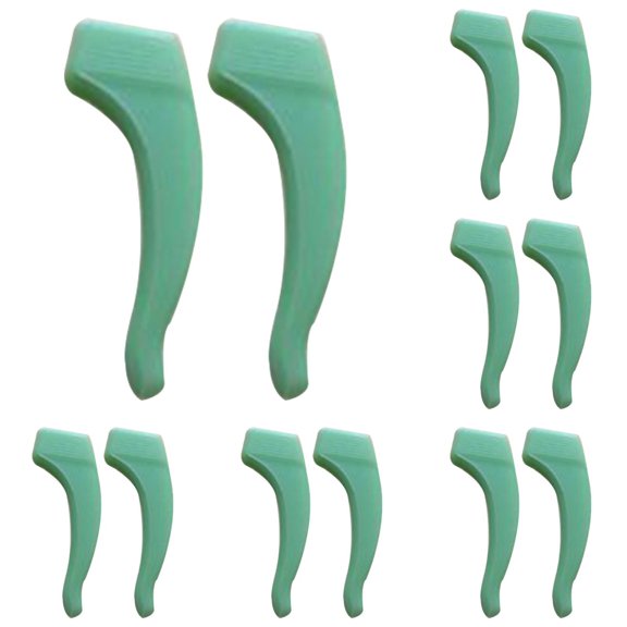 PPKVUFD Eyeglass Ear Grips, 10Pcs(5Pairs) Anti-slip Holder, Silicone Ear Hook, Glasses Ear Grip Sleeve Retainer for Sports, Sunglasses, Reading Glasses
