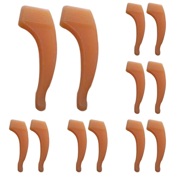 PPKVUFD Eyeglass Ear Grips, 10Pcs(5Pairs) Anti-slip Holder, Silicone Ear Hook, Glasses Ear Grip Sleeve Retainer for Sports, Sunglasses, Reading Glasses