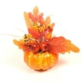 thumbnail image 1 of PPKVUFD Fall Decorations for Home - Set of 1 Artificial Pumpkin, Berry & Maple Leaf Table Centerpiece for Office, Thanksgiving, Bathroom Kitchen Autumn Decor, 1 of 9
