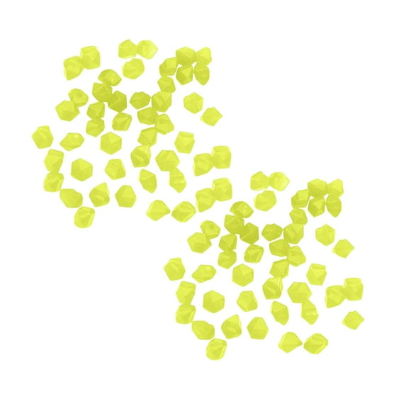 PPKVUFD Fish Tank Decorations Rocks Little Glow in The Dark Aquarium Stones Fish Turtle Tank Pebbles Gravel Garden Rocks 200Pcs