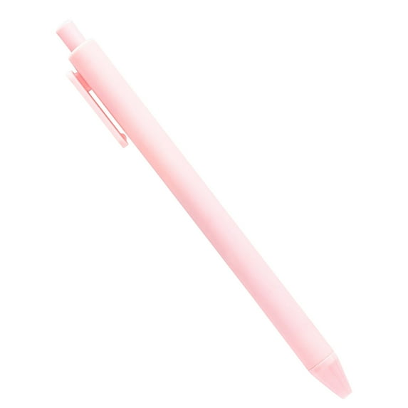 PPKVUFD Medium Point Gel Pens: 1ct 1.0mm Black Colored Ink Colors Retractable Pen for Smooth Writing Note Taking Journaling No Bleed & Smear & Smudge (Pink)