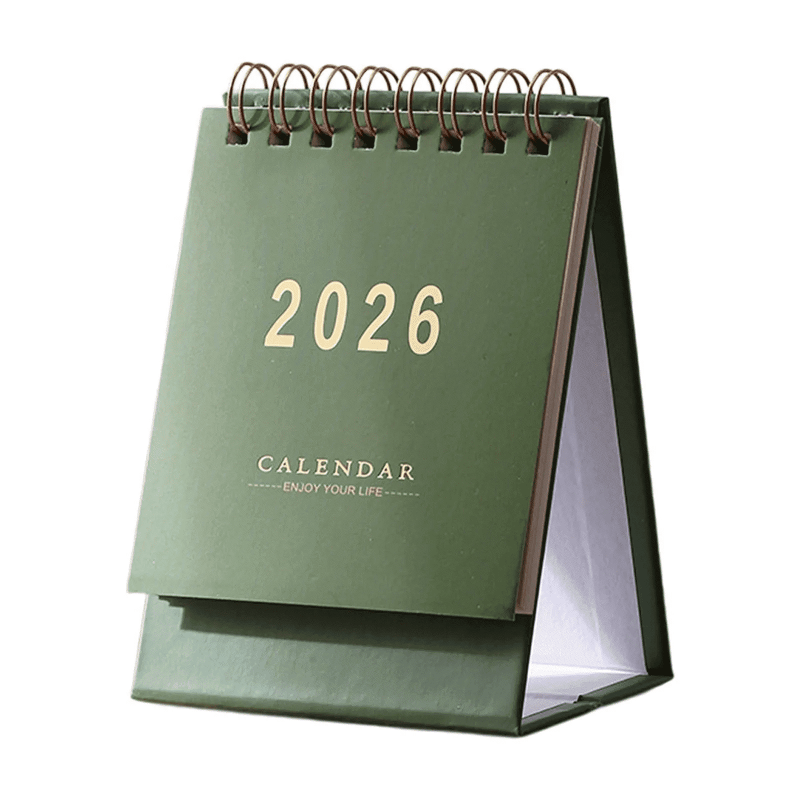 PPKVUFD Mini Desk Calendar 2025-2026, Standing Small Desk Calendar- Use July 2025 to Dec 2026 18 Monthly Desktop Calendar- Thick Paper Twin-Wire Binding for Home or Office
