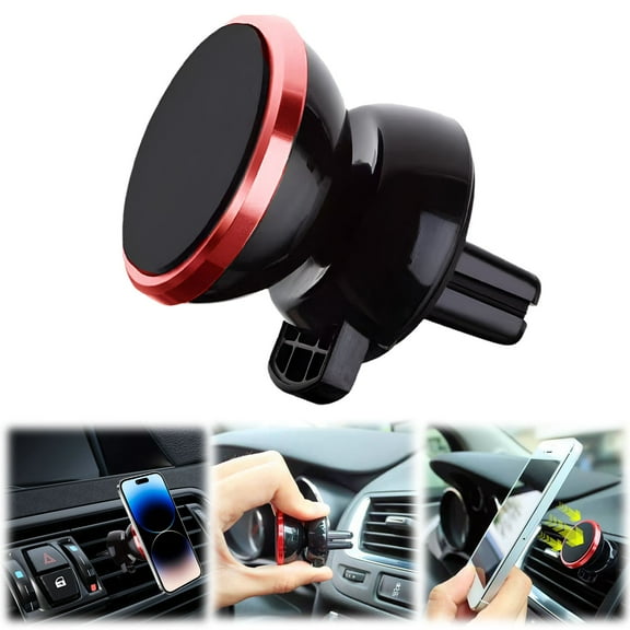PPKVUFD Phone Holder for Car Universal Magnetic, 1Pc Air Vent Phone Mount for Car, 360° Adjustable Super Strong Magnet Phone Holder