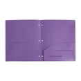 thumbnail image 1 of PPKVUFD Plastic 3 Hole Punch Folders, Heavy Duty Plastic 3 Hole Punch Folders with Pockets, 1 per Pack, 1 of 9
