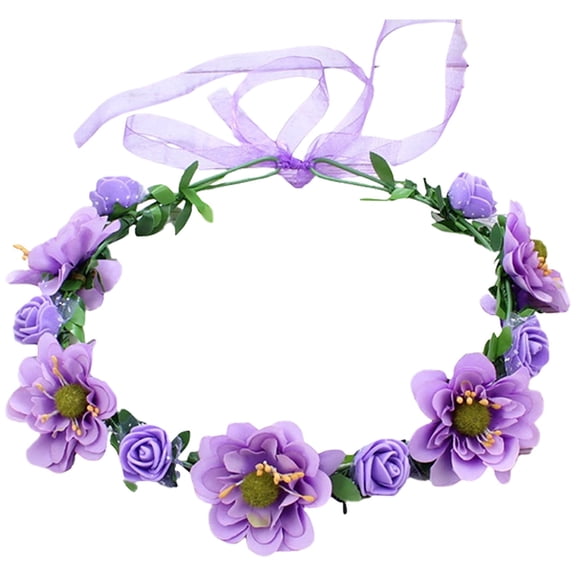 PPKVUFD Women Headpieces Collection Accessories - 1 PCS Boho Hair Wreaths, Flower Crowns, Tiaras for Brides, Bridesmaids, Weddings