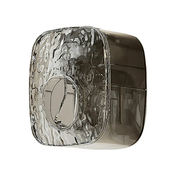 PPLomey Automatic Toothpaste Dispenser with Wall Mount, No Drill Toothbrush Holder, Easy Push Squeezer, Compatible with Various Toothpaste Sizes, White