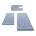 thumbnail image 1 of PPLoney 3-Piece Memory Foam Bath Rug Set Soft Non-Slip Mat for Bathroom & Laundry Room, 1 of 8
