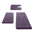 thumbnail image 1 of PPLoney 3-Piece Memory Foam Bath Rug Set Soft Non-Slip Mat for Bathroom & Laundry Room, 1 of 8
