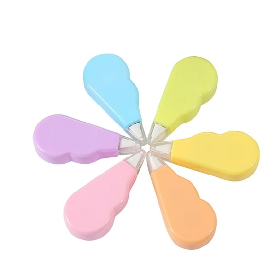 PPLoney 6 Pack Correction Tape Mini White Out Tape for Writing and Office Use - Instant Coverage for Mistakes, Easy to Use and Portable, Ideal for Records and Documents