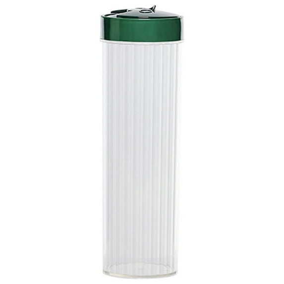 PPLoney Airtight Tall Food Storage Container with Lid - Clear Plastic Jar for Spaghetti, Flour, Cereal, Coffee Beans - 11.22x3.54in Kitchen Pantry Organizer