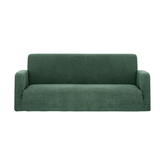 PPLoney All Season Elastic Knitted Sofa Cover - Stylish Velvet Protection for Your Furniture, Stain-Resistant and Washable