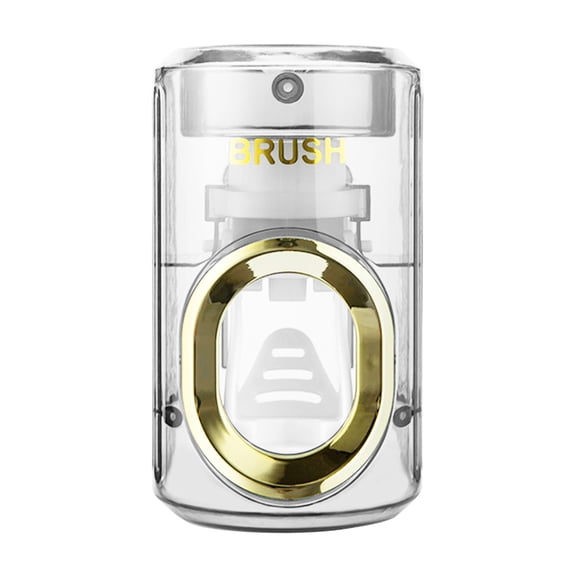 PPLoney Automatic Toothpaste Dispenser Wall-Mounted Toothpaste Rack with Clear Material and Soft Interface for Easy Squeeze - Hygiene Toothbrush Holder with Detachable Design for Effortless Cleaning