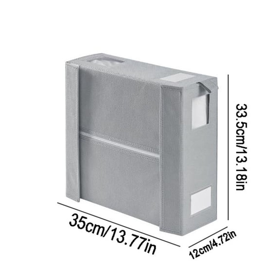 PPLoney Bed Sheet Storage Box - Upgraded Four-Piece Organizer with Dual Access for Convenient Storage