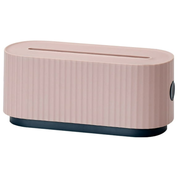 PPLoney Cable Management Box Set - Cord Organizer for Desk & TV, Stylish Power Strip Cover for Home & Office, Keeps Cords Tidy & Safe, Perfect for Any Room (Pink)