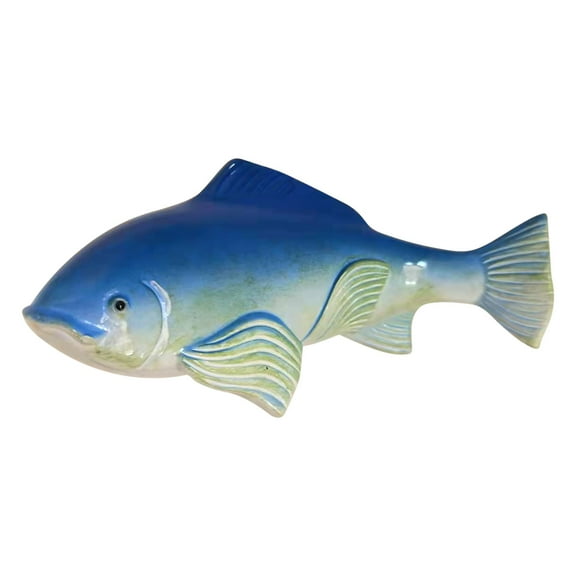 PPLoney Ceramic Fish Garden Sculptures - Unique Outdoor Art for Gardens, Patios, and Lawns - Durable and Weather-Resistant Decorative Ornaments - Ideal Gift for Garden Lovers