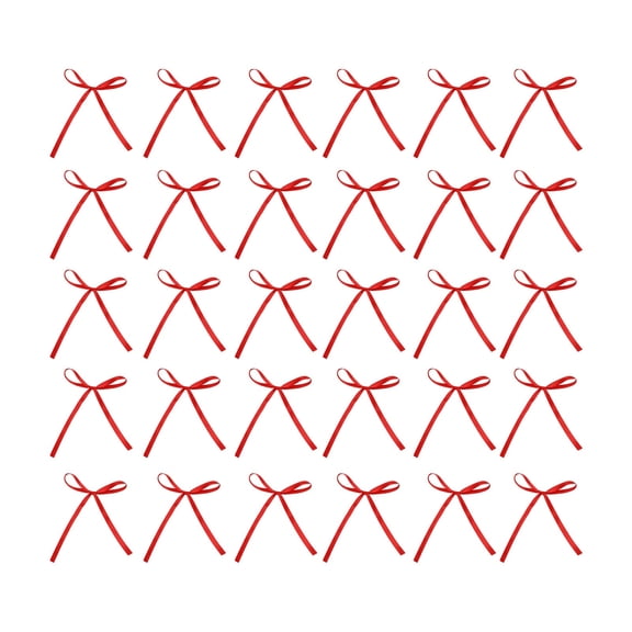 PPLoney DIY Handmade Bows Set of 30 | Versatile Home Decor & Gift Packaging Accessories | Quality Polyester Craft Bows