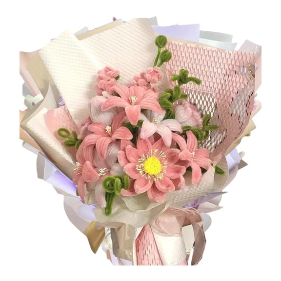 PPLoney DIY Handmade Rose Bouquet Kit - Thoughtful Gift for Lasting Home Décor and Relaxation Experience