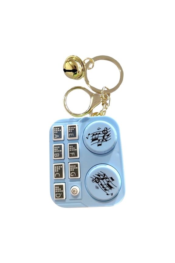 DJ Disc Player Keychain | Mini Musical Instrument with Sound | Unique Gift for Music Lovers & DJs