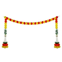 PPLoney Day of the Dead Marigold Wreath - Festive Holiday Decoration for Altars and Tabletops