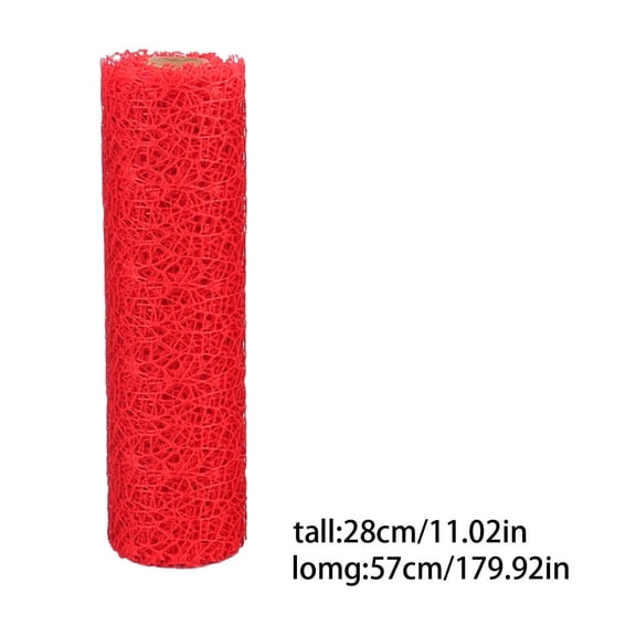 PPLoney Decorative Mesh Roll for Crafts - Versatile Tulle Tape for Flower Arrangements, Wedding Decorations, Party Backdrops, Gift Wrapping, Home Decor - 28 x 457 cm Polyethylene Ribbon