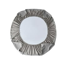 PPLoney Deep Pocket Fitted Sheet Mattress Protector 63x78.7 Inch - 12" Elastic Spill Proof Bed Cover, Ultra Soft Solid Color Stretch Bedding, 360°Stay-Put Design for Standard Mattress