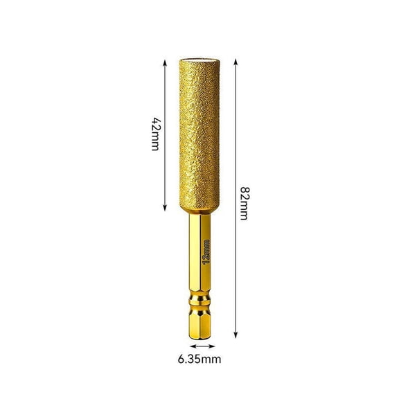 PPLoney Diamond-Coated Drill Bit Set, Hex Shank for Glass and Tile Cutting, Ideal for Home Renovations and DIY Projects