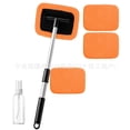 thumbnail image 1 of PPLoney Extendable Windscreen Cleaner Brush with 180° Rotating Head & 4 Washable Pads for Car, SUV, RV, Truck Cleaning, 1 of 1