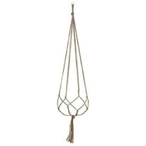 PPLoney Hanging Macrame Flower Pot Holder - Indoor Home Decor, Cotton Rope Hanger for Planters, Wall Mounting - Perfect for Gardens, Offices, and Balconies - Various Sizes Available
