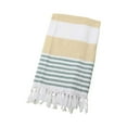 thumbnail image 1 of PPLoney Large Absorbent Sand-Proof Bath Towel - Extra Large Knitted Striped Turkish Towel for Beach, Spa, Gym, and Yoga - Quick-Drying and Compact Design (100x180cm), 1 of 1