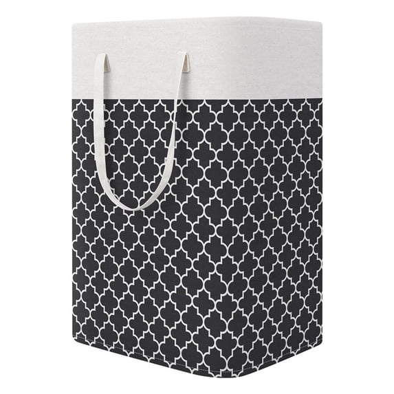 PPLoney Large Capacity Canvas Laundry Basket with Soft Handle for Home Storage