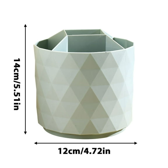 PPLoney Large Capacity Rotating Pencil Case - Multifunctional Desktop Organizer for Stationery and Supplies - Durable 360° Swivel Design with 5 Storage Compartments - Modern Stylish Pen Holder