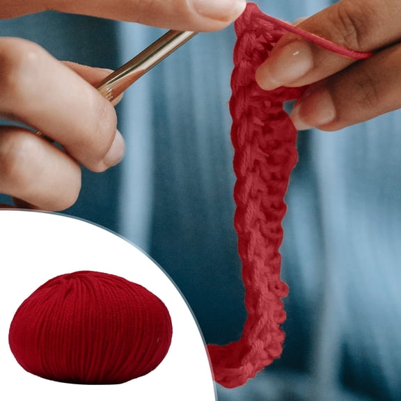 PPLoney Medium Coarse Wool Yarn for Scarves, Hats & Sweaters - Soft, Durable Knitting Fiber