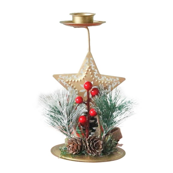 PPLoney Metal Christmas Tree Tealight Candle Holder - Iron Holiday Decoration for Indoor and Outdoor Use - Festive Table Centerpiece - Perfect for Celebrating the Season