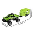thumbnail image 1 of PPLoney Mini Truck Scale Rc Semi Truck with 2.4G Remote Control and Lights for Realistic Fun, 1 of 5