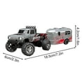 thumbnail image 1 of PPLoney Mini Truck Scale Rc Semi Truck with 2.4G Remote Control and Lights for Realistic Fun, 1 of 5