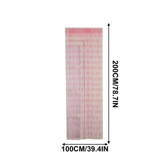 PPLoney Modern Fresh Rural Entrance Curtain for Living Room and Bedroom - Elegant Soft Gauze Design, 200cm x 100cm, Ideal for Home Decoration and Cozy Spaces