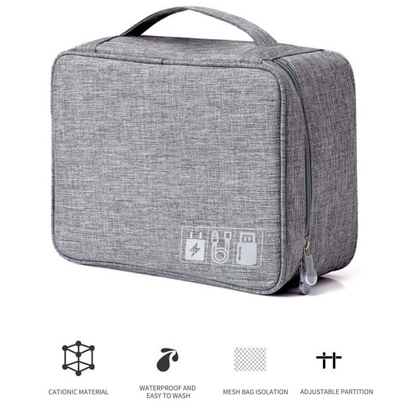 PPLoney Multi-Function Digital Storage Bag for Cables, Chargers, and Accessories - Portable Organizer for Electronics, Beauty, and Health Items - Durable and Water-Resistant Design