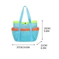 thumbnail image 1 of PPLoney Multi Pocket Large Portable Swimming Bag - Mesh Beach Storage Tote for Sunscreen, Towels, Swimsuits, and More - Ideal for Travel, Camping, and Outdoor Activities, 1 of 5