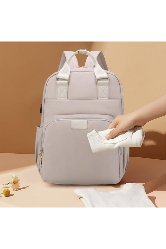 Multifunctional Insulated Backpack with Portable Crib and Changing Station for Parents - Organize Essentials and Keep Food Warm or Cool