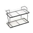 thumbnail image 1 of PPLoney Multifunctional Stainless Steel Kitchen Shelf Spice Rack - Space Saving Countertop Organizer 30.5×20.3×12.2cm for Utensils and Cleaning Supplies, 1 of 6