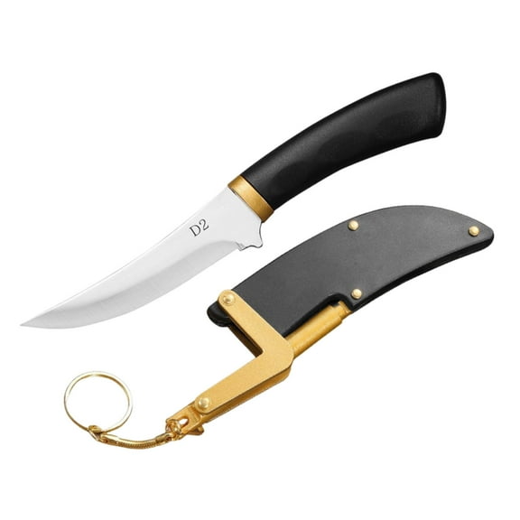PPLoney Multipurpose Outdoor Fruit Knife - Portable Stainless Steel Blade with Ergonomic Handle for Camping and BBQ
