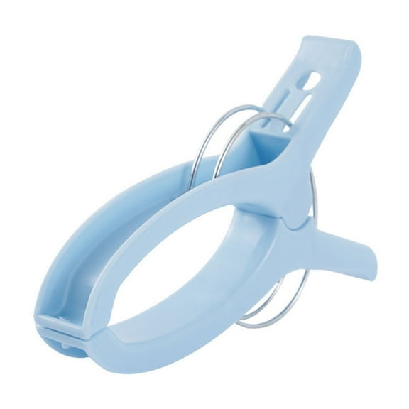 PPLoney Non-Slip Oversized Quilt Clips - Strong Plastic Fixing Clips for Drying Towels and Clothes - Windproof Beach Towel Clips - 2 Pack Durable Clothesline Clamps