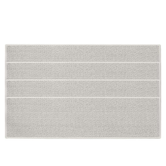 PPLoney Non-Slip Stair Treads 4-Pack, 8x30in Indoor Washable Mats with Rubber Backing, Safe for Pets, Easy to Clean Treads for Wooden Steps, Brown, Gray, White Options